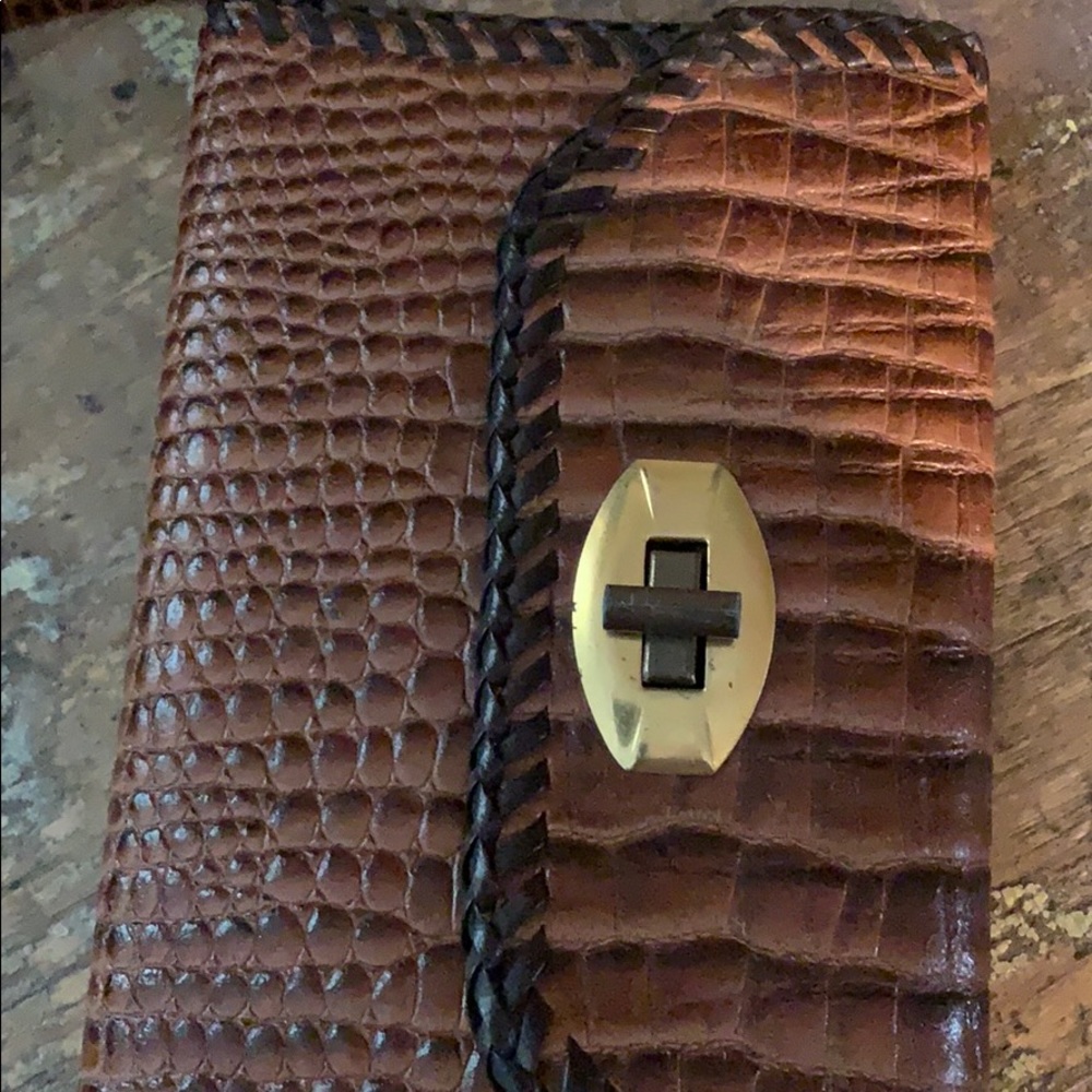 Vintage leather clutch - Picture 5 of 7